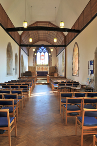 Interior of church